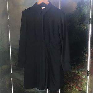 Pleated Topshop Black dress size 8